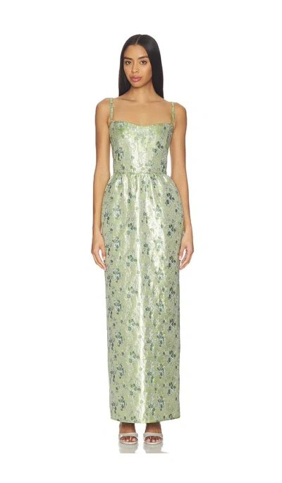 V. Chapman Cheryl Dress In Green