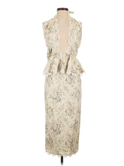 Pre-owned V. Chapman Cocktail Dress In Ivory