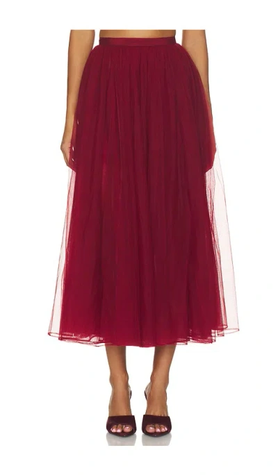 V. Chapman Coco Skirt In Red