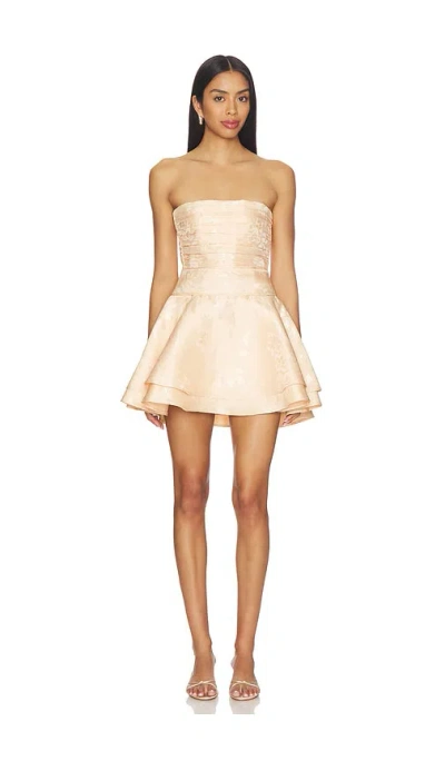 V. Chapman Ellerie Dress In Yellow