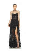 V. Chapman Eloise Gown In Black