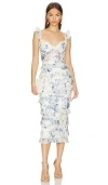 V. Chapman Vera Dress In Blue