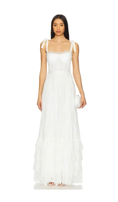 V. Chapman Harmony Gown In White