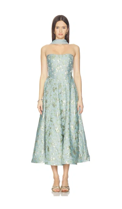 V. Chapman Hazel Dress In Blue