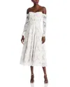V. Chapman Katherine Dress In White Chantilly Lace