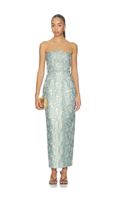 V. Chapman Kim Dress In Blue