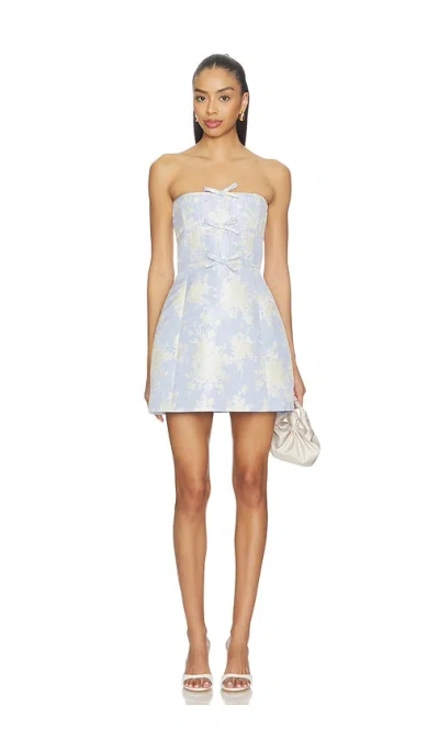 V. Chapman Kimberlina Dress In Blue