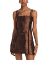 V. Chapman Kimmy Dress In Cocoa Baroque Floral