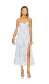 V. Chapman Lara Gown In Baby Blue