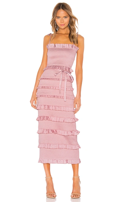 V. Chapman Lily Dress In Pink Parfait