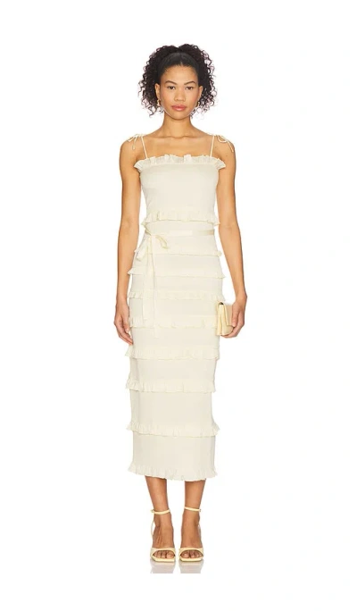 V. Chapman Lily Dress In Yellow