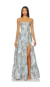 V. Chapman Lucetta Gown In Gray