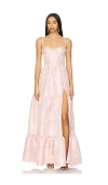 V. Chapman Lucetta Gown In Light Pink Windsor Brocade