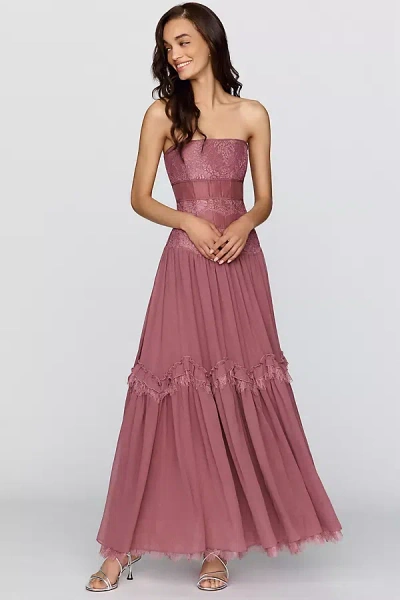 V. Chapman Sloane Maxi Dress In Pink