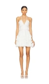 V. Chapman Sophie Mini Dress In 白色