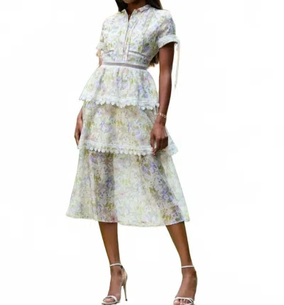 V. Chapman The Saint-tropez Dress In Cordoba Print In Multi