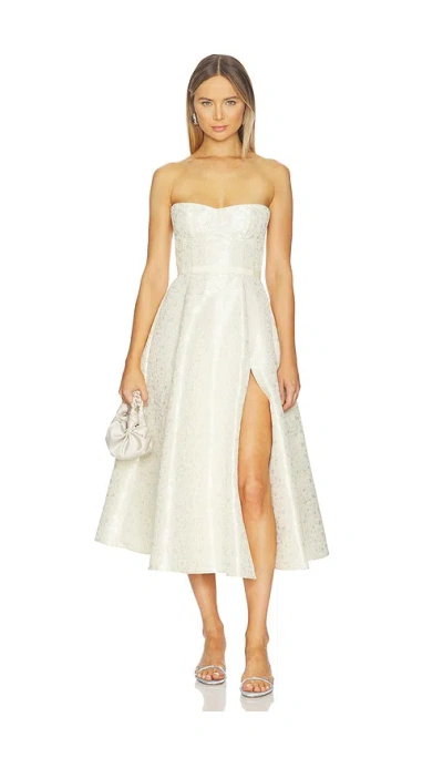 V. Chapman Vanessa Dress In White