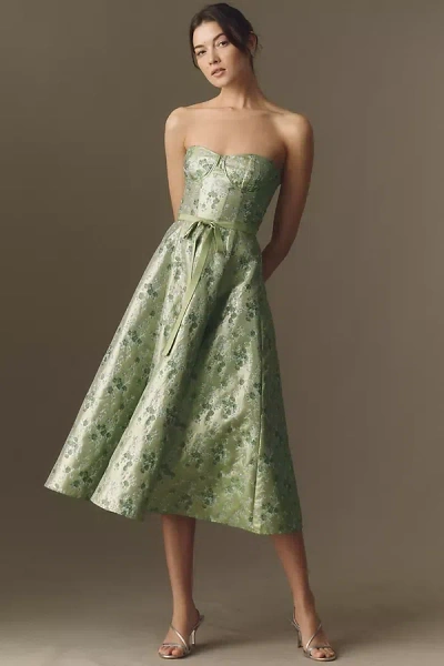 V. Chapman Vanessa Midi Dress In Multi