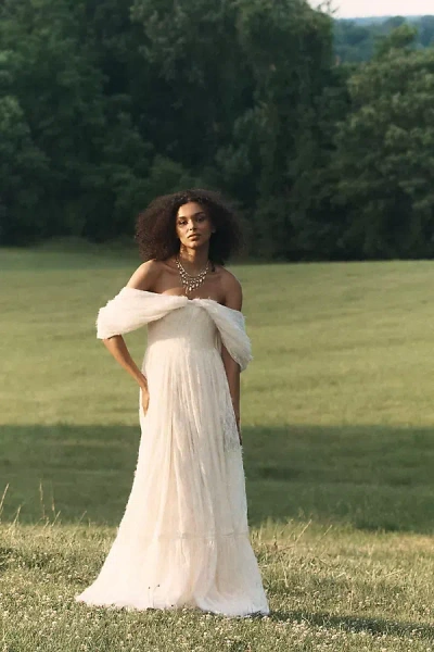 V. Chapman X Kristopher Brock Leon Gown In Ivory
