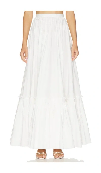 V. Chapman X Kristopher Brock San Sebastian Skirt In White