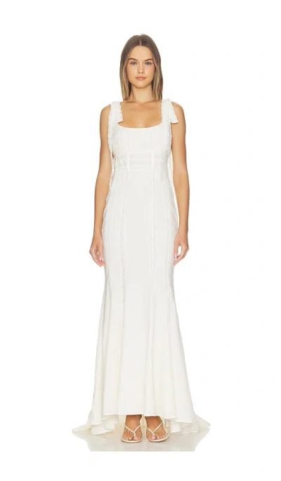 V. Chapman X Kristopher Brock Seville Dress In Eggshell