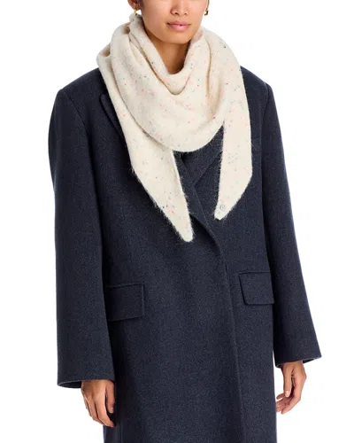 V Fraas Donegal Knit Triangle Scarf - Exclusive In Neutral