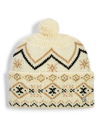 V Fraas Fair Isle Metallic Pom-pom Beanie - Exclusive In Multi