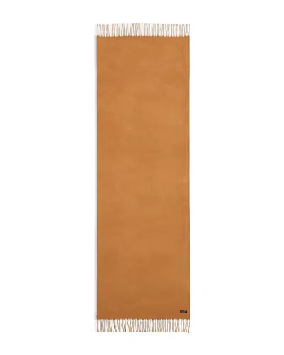 V Fraas Fraas Fringe Scarf Wrap - Exclusive In Brown