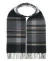 V Fraas Men's Plaid Scarf In Gray