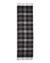 V Fraas Metallic Plaid Scarf - Exclusive In Black