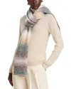 V Fraas Ombre Knit Scarf - Exclusive In Gray