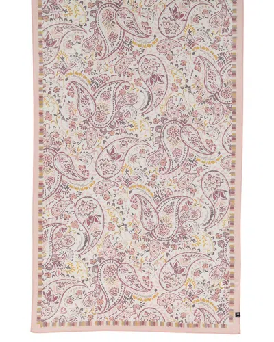 V Fraas V. Fraas Ornamental Paisley Wrap Silk-blend Scarf In Multi