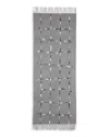 V Fraas Punch Needle Windowpane Scarf - Exclusive In Gray