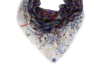 V Fraas Venice Glory Square Scarf In Multi Color