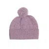 V Fraas Women's Melange Solid Hat In Pale Rose