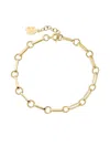 V Jewellery Twisted-link Chain Bracelet In Gold