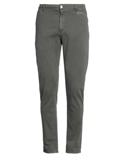 V2® Brand V2 Brand Man Pants Military Green Size 38 Cotton, Elastane