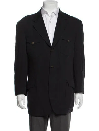 Pre-owned V2 Versace Classic Blazer In Gray