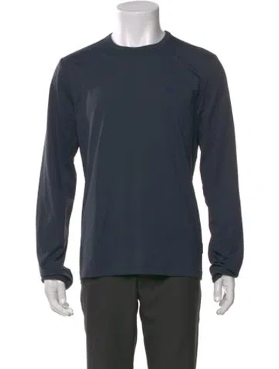 Pre-owned V2 Versace Classic Long Sleeve Shirt W/ Tags In Blue