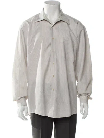 Pre-owned V2 Versace Classic Medusa Insignia Long Sleeve Shirt In Multi