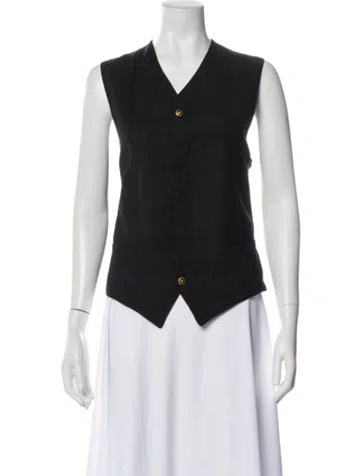 Pre-owned V2 Versace Classic Vest In Gray