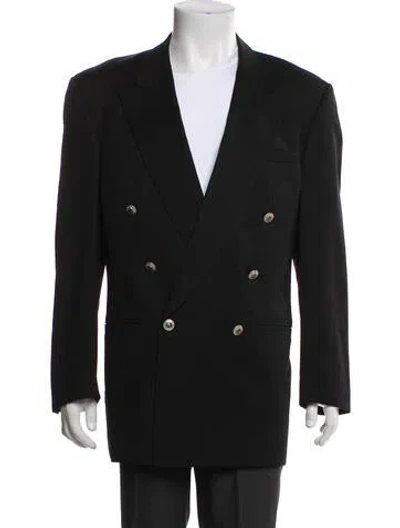 Pre-owned V2 Versace Classic Vintage 1990's Sport Coat In Black