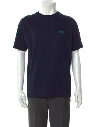 Pre-owned V2 Versace Classic Vintage 1990's T-shirt In Blue