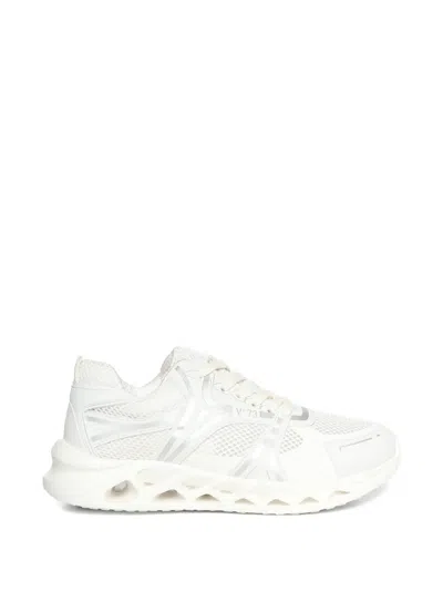 V73 Alene Mesh-panel Metallic-effect Sneakers In Multi