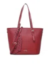 V73 Alice Tote Bag In Ecoleather In Red