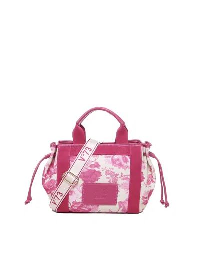 V73 Anemone Shopping Bag In Fuxia Naturale