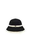 V73 Angelica Crochet-knit Bucket Hat