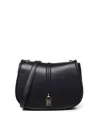 V73 Logo-engraved Satchel Bag In Black