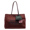 V73 Secret Garden Shopping Bag In Burgundy