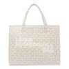 V73 Off White Responsibility Tote Bag In White